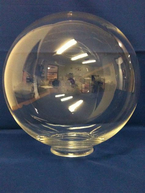 12" CLEAR Acrylic Plastic Light Round Globe Lamp fixture: Amazon.ca ...