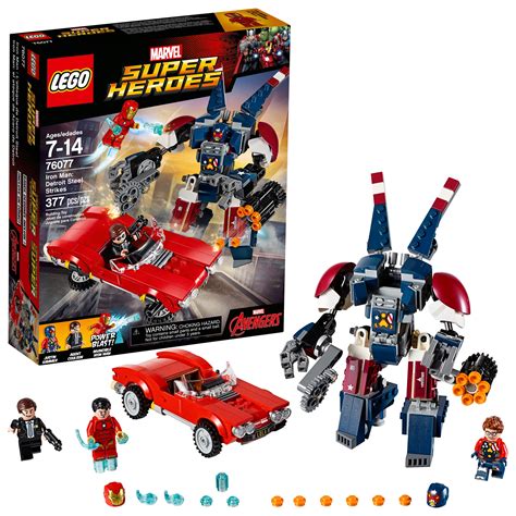 LEGO Super Heroes Iron Man: Detroit Steel Strikes 76077 - Walmart.com