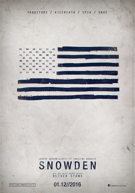 SNOWDEN : \\ a Oliver Stone Film \\ Teaser Poster :: Behance