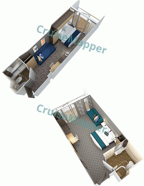 Spectrum Of The Seas cabins and suites | CruiseMapper