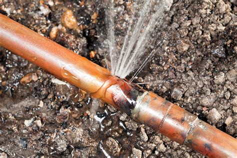 How to Repair an Underground Water Supply Pipe