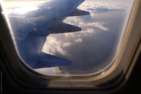 "Window Seat View From Airplane." by Stocksy Contributor "RZCREATIVE" - Stocksy