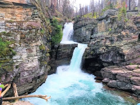 Hiking St. Mary Falls & Virginia Falls Glacier National Park