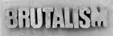 Brutalist Typography on Behance