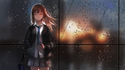 Anime Rain HD 1920x1080 Wallpapers - Wallpaper Cave