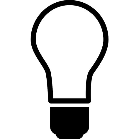 Light Bulb Off Monocolor SVG Vectors and Icons - SVG Repo