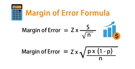 Margin of Error Formula | Calculator (Excel Template)