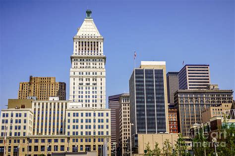 Cincinnati Downtown City Buildings Business District Photograph by Paul Velgos