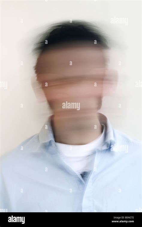 A man with a blurred face Stock Photo - Alamy