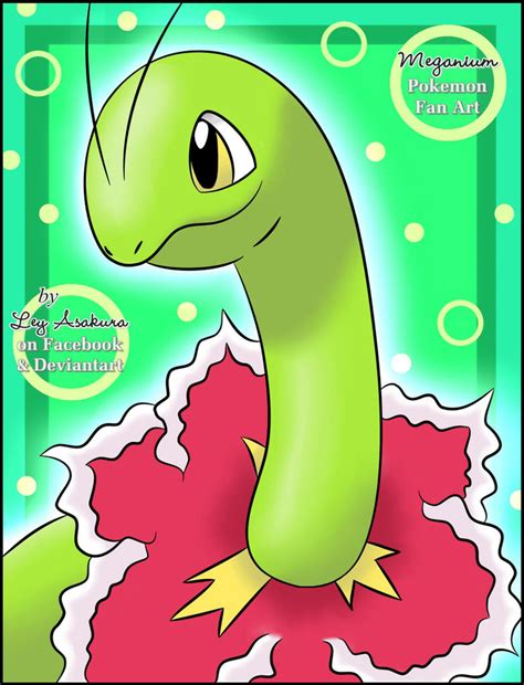 Meganium [Fan Art] by LeyAsakura on DeviantArt