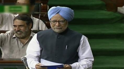 Prime Minister Manmohan Singh's statement in Parliament on current ...