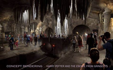 PHOTO: New Harry Potter and the Escape from Gringotts ride concept art ...