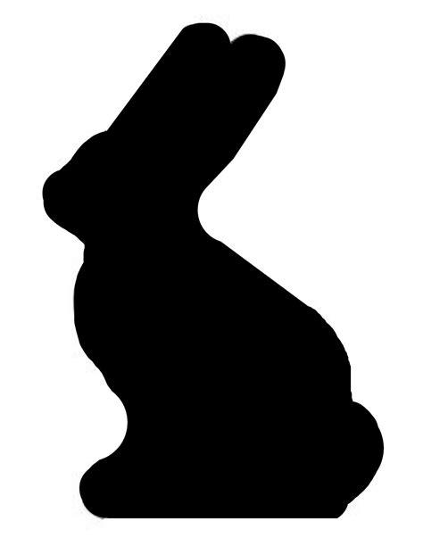 Easter Bunny Silhouette Printable at GetDrawings | Free download