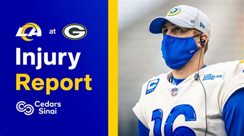 Injury Report 1/14: John Wolford ruled out, Jared Goff to start at ...