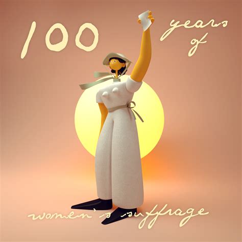 100 years of women's suffrage on Behance