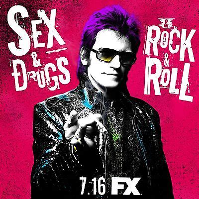 Sex Drugs and Rock'n' Roll Poster Denis Leary John Corbett Elizabeth Gillies | eBay