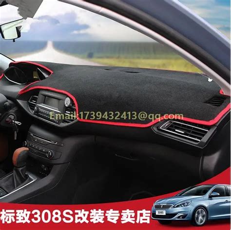 dashmats car styling accessories dashboard cover for peugeot 308 2014 ...