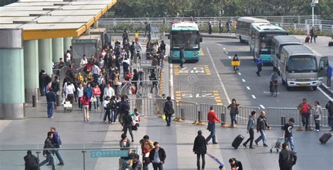 Modern bus station editorial stock photo. Image of modern - 22633488