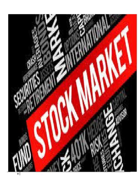 Stock Market | PDF | Stocks | Stock Market