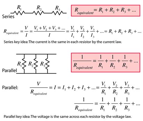 ☑ Equation Resistance In Parallel And Series