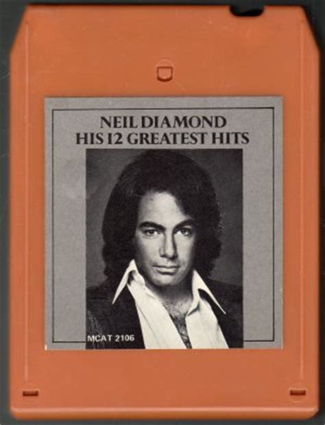 Neil Diamond - His 12 Greatest Hits CRC A43 8-track tape