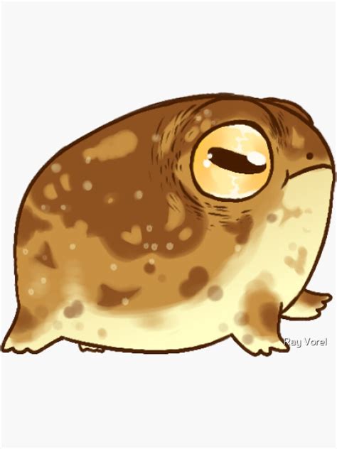 "Desert Rain Frog" Sticker for Sale by acldghost | Redbubble