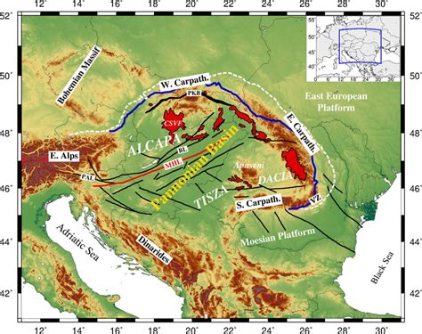 The Carpathians Map