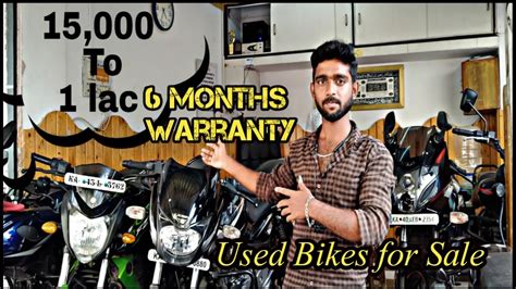 USED BIKE MARKET | Buy Any Bikes in 6 Months Warranty Cheap & Best Used Bike in Bangalore ...