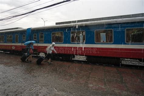 Lao Cai, Vietnam - May 12, 2017: Vietnam Railway Train at Lao Cai ...