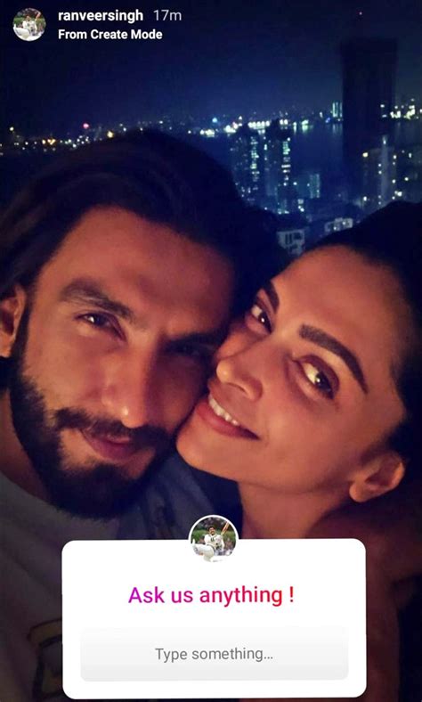 Ranveer Singh and Deepika Padukone’s ‘ask session’ on Instagram was all about their love for ...