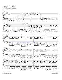 Sunday Morning-Maroon 5- Free Piano Sheet Music & Piano Chords