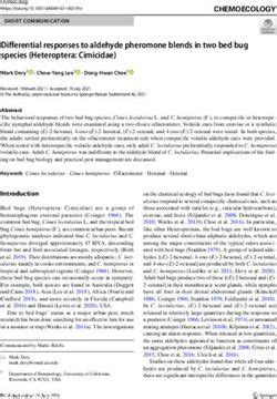 Differential responses to aldehyde pheromone blends in two bed bug species (Heteroptera: Cimicidae)