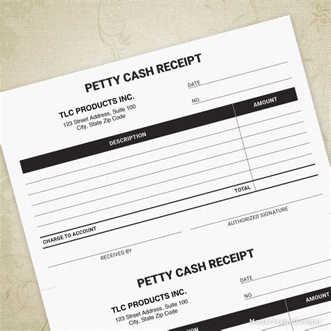 Printable Petty Cash Receipt Form - Printable Forms Free Online