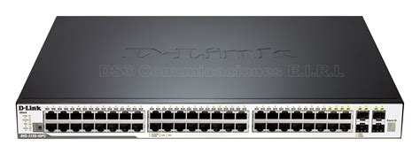 Switch Gigabit Administrable D-Link L2 48 Puertos PoE DGS-3120-48PC-SI