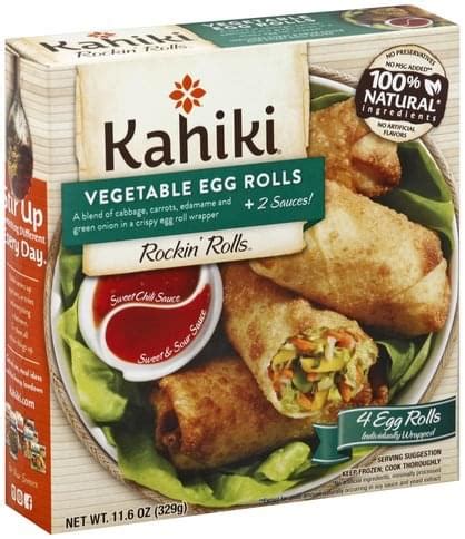 Kahiki Vegetable Egg Rolls - 4 ea, Nutrition Information | Innit