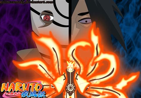 naruto vs madara y obito by nicouzumaki on DeviantArt