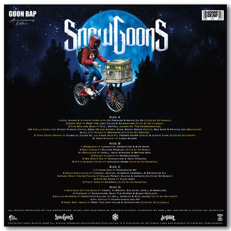 Snowgoons - Goon Bap Anniversary Vinyl - Goonsgear.com