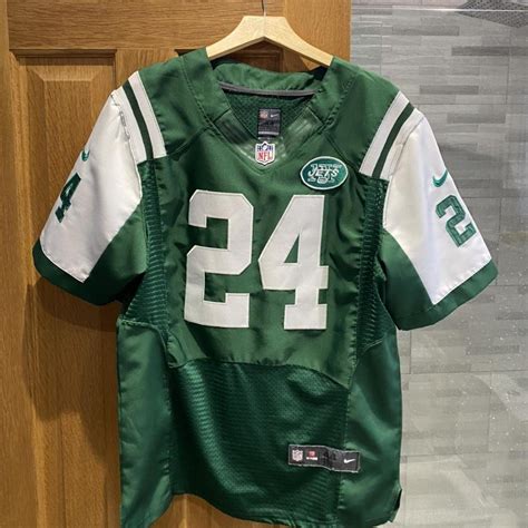 Vintage Nike Jets NFL jersey- great for summer Fits... - Depop