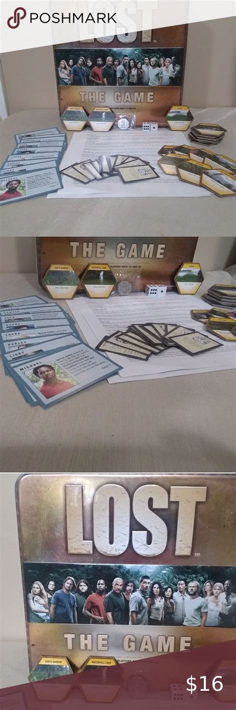 Lost board game in Collectors tin in 2022 | Board games, Game pieces ...