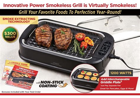 Indoor Electric Smokeless Grill | PowerSmokelessGrill.com | Grilling ...