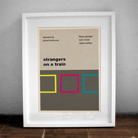 Strangers on a Train 16x12 Movie Poster Print - Etsy