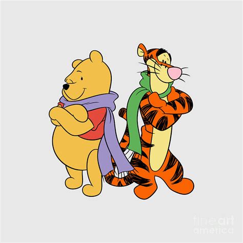 Winnie The Pooh Tigger Drawing by Amalia Oktaviani - Fine Art America