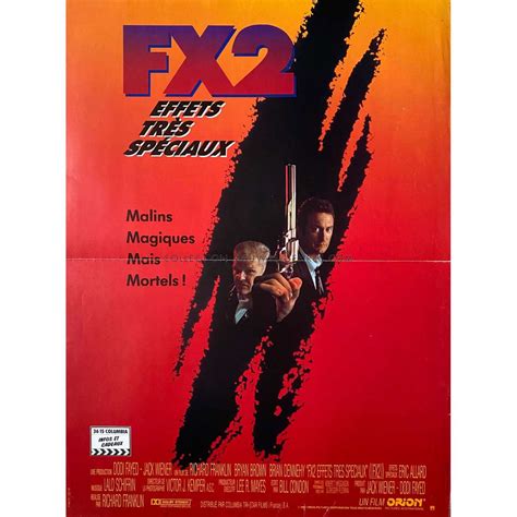 F/X2 French Movie Poster - 15x21 in. - 1991