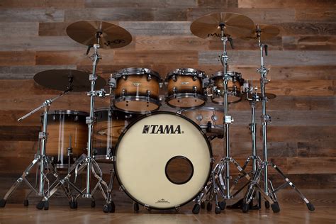 TAMA STARCLASSIC MAPLE EXOTIC 6 PIECE DRUM KIT, NATURAL PACIFIC WALNUT ...