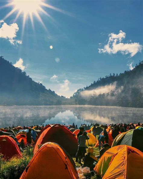 Ranu Kumbolo Lake, a perfect place for nature lovers in East Java, #Indonesia Photo by: IG @robi ...