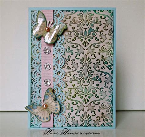 Heartedly Handcrafted: Embossed Greeting Card