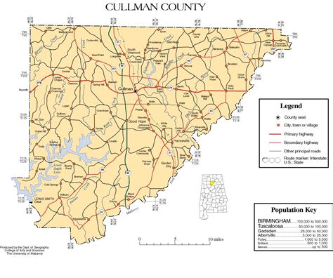 Maps of Cullman County