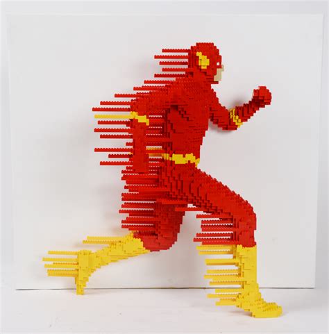 See THE FLASH, BATMAN, and More DC Comics Characters in Full-Sized LEGO Form — GeekTyrant