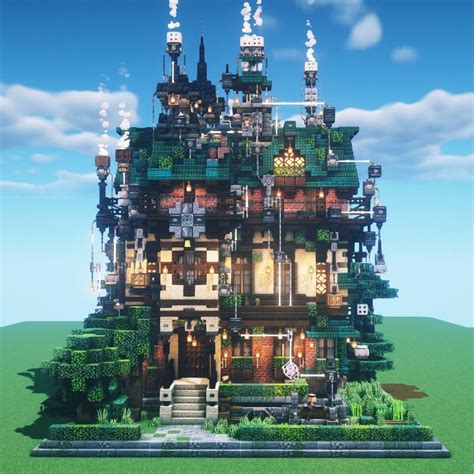 How To Build A Steampunk House In Minecraft Minecraft Steampunk House - The Art of Images