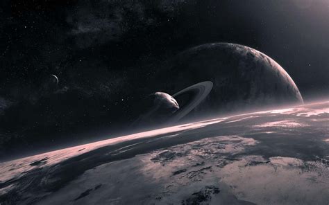 Download 4k Universe Neighbouring Planet Wallpaper | Wallpapers.com